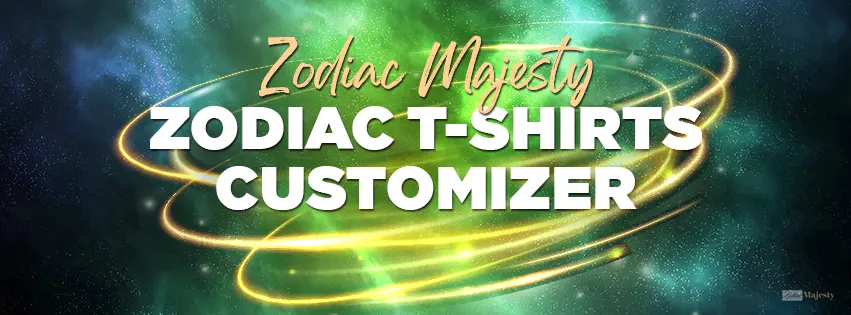zodiac signs t-shirts collection by zodic majesty