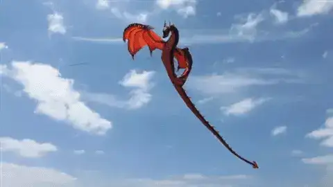 Dragon in the sky