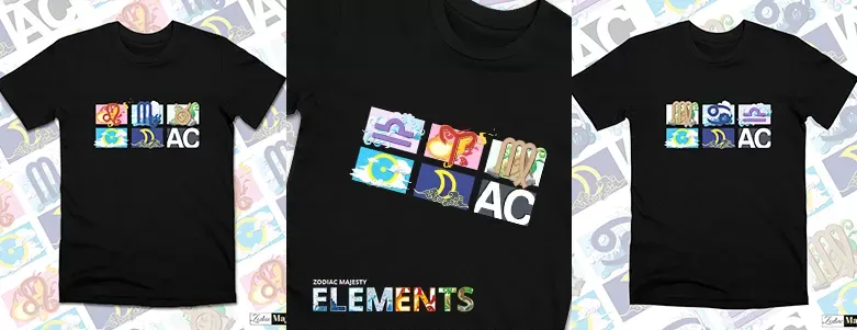 Fashion Tips for Mixed 1 Zodiac signs sun moon rising Elements t-shirts