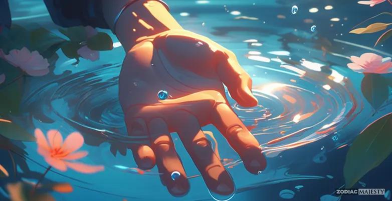 Water Element Embracing the Emotional Depths of Cancer Symbol
