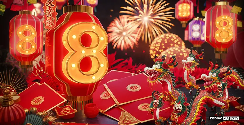 In Chinese culture, which number is considered very lucky and associated with prosperity