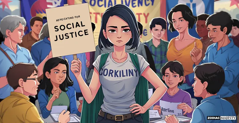 You are drawn to humanitarian causes and social justice issues (1)