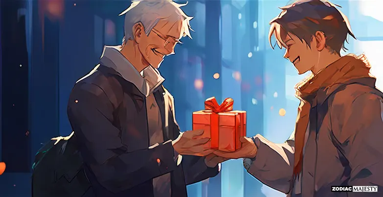 a-generous-man-giving-gifts-to-others-the-other-people