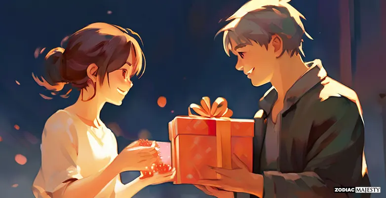 a-generous-woman-giving-gifts-to-others-the-other-people