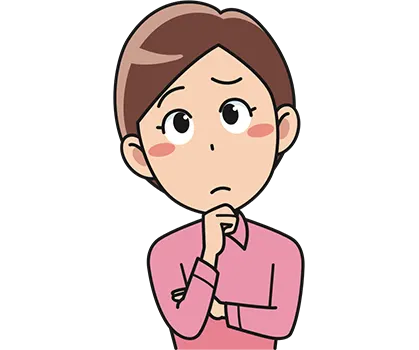 anime girl thinking cartoon