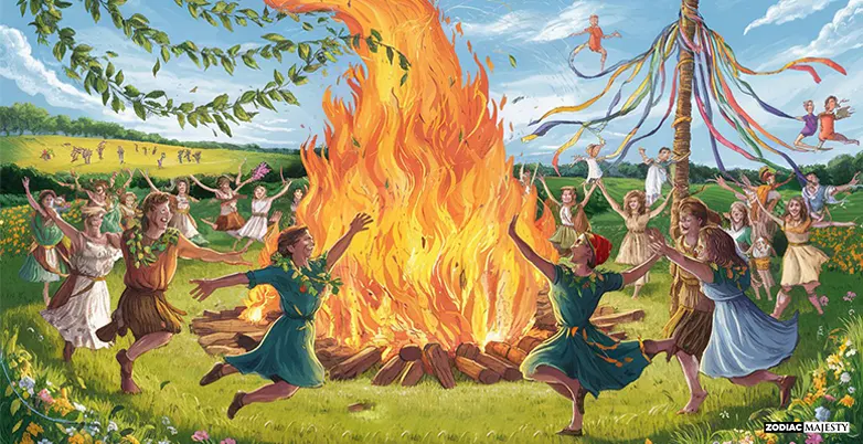 the ancient Celtic festival-q8