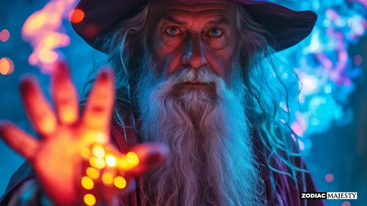 A wizard challenges you to a test of wit and cunning