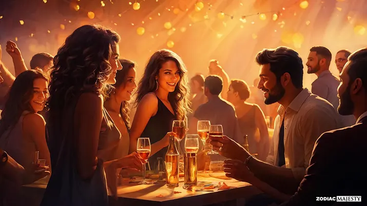 At a social gathering, you are