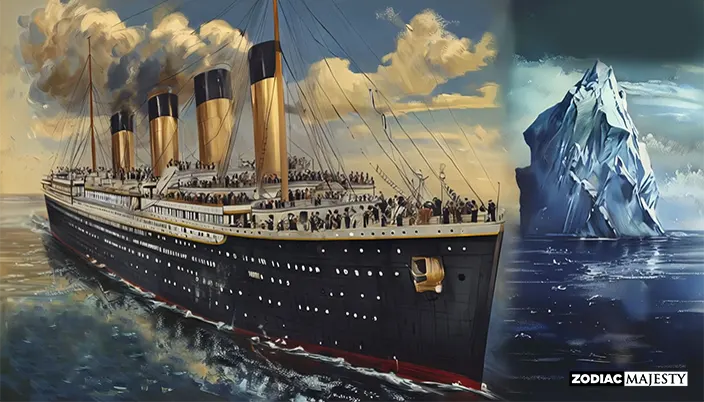 The Titanic sank on its maiden voyage