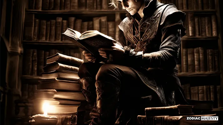 You find a mysterious book in a hidden corner of the library