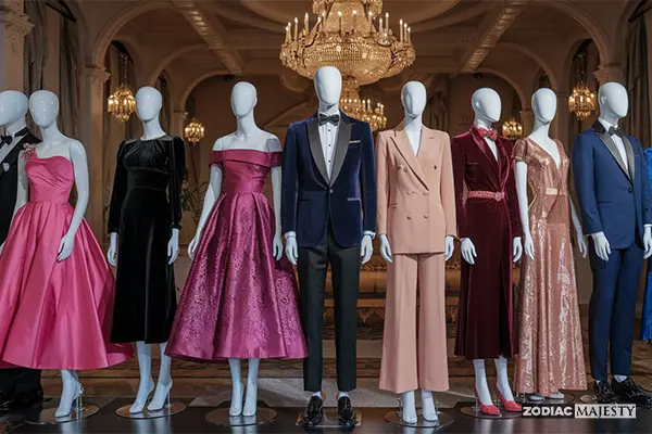 Clothing Style for Special Occasions - a-photo-of-a-ballroom-with-a-chandelier